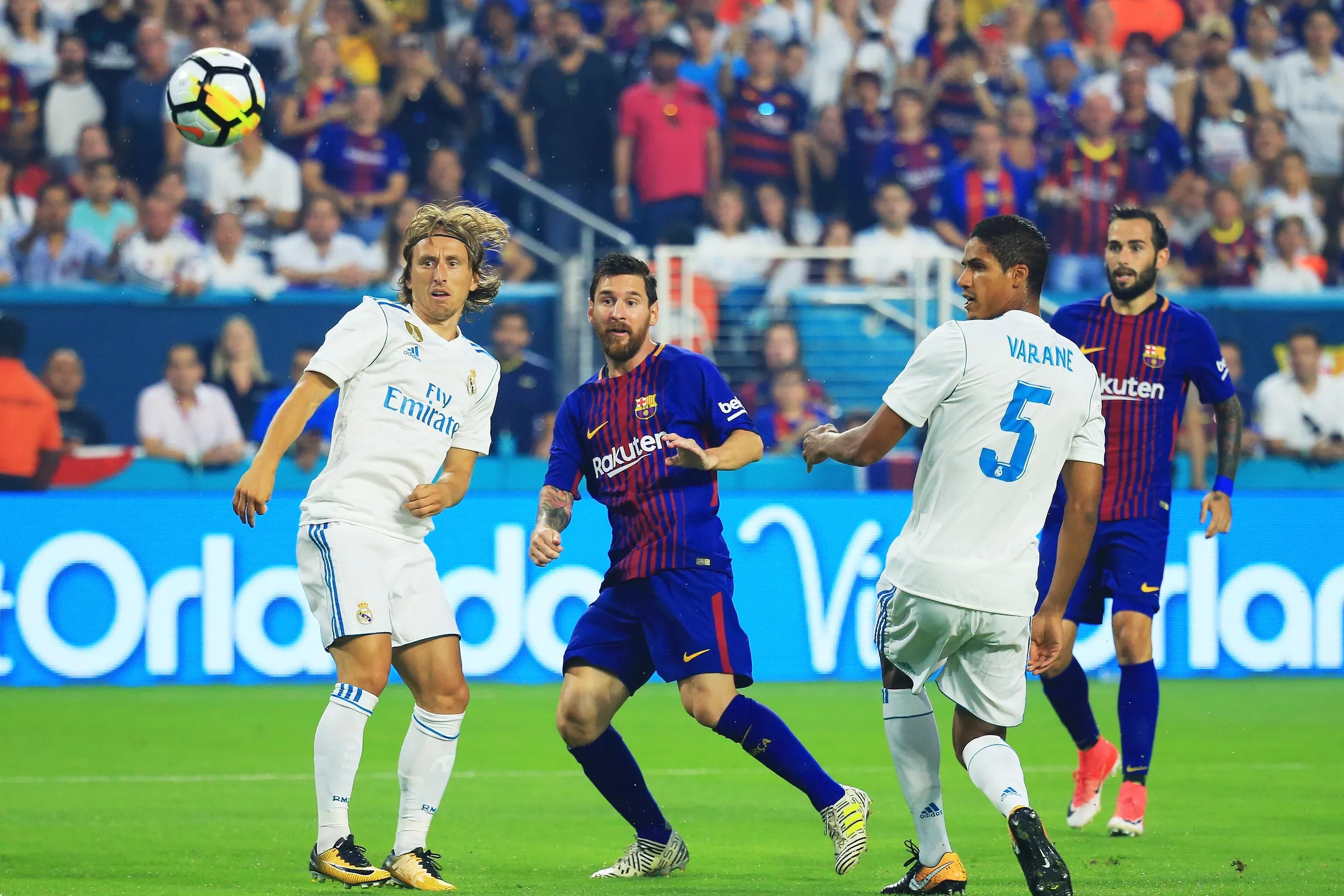 Barcelona Vs Real Madrid International Champions Cup Final Score Bar A Win Miami