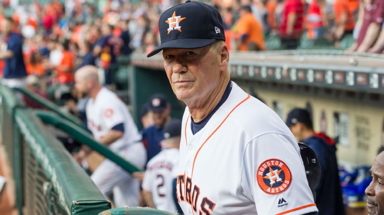 Former Astros Coach Rich Dauer Who Nearly Died Last Year Tosses 1st Pitch In Home Opener