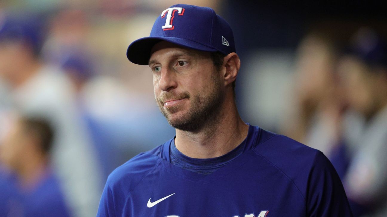 Max Scherzer left off Texas roster for ALDS; John Means out with