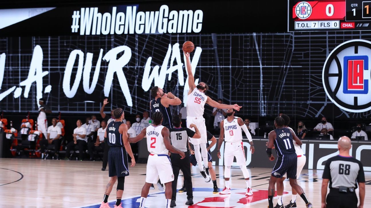 Clippers, Magic kick off NBA restart with scrimmage