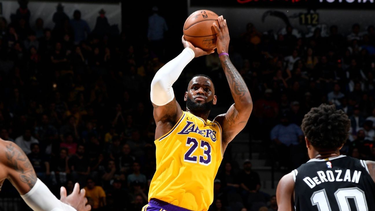 LeBron James says Spurs' scheme is one 'reason why my jump shot is a