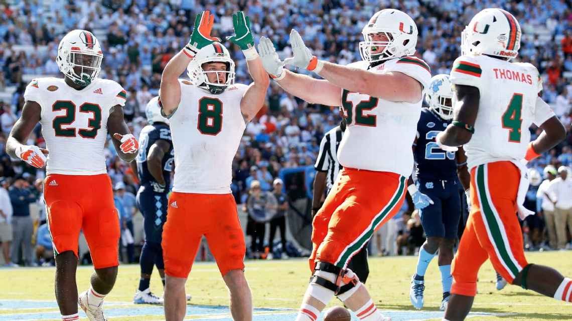 Miami reaches ACC championship game for first time, will Miami reaches ACC championship game for first time, will