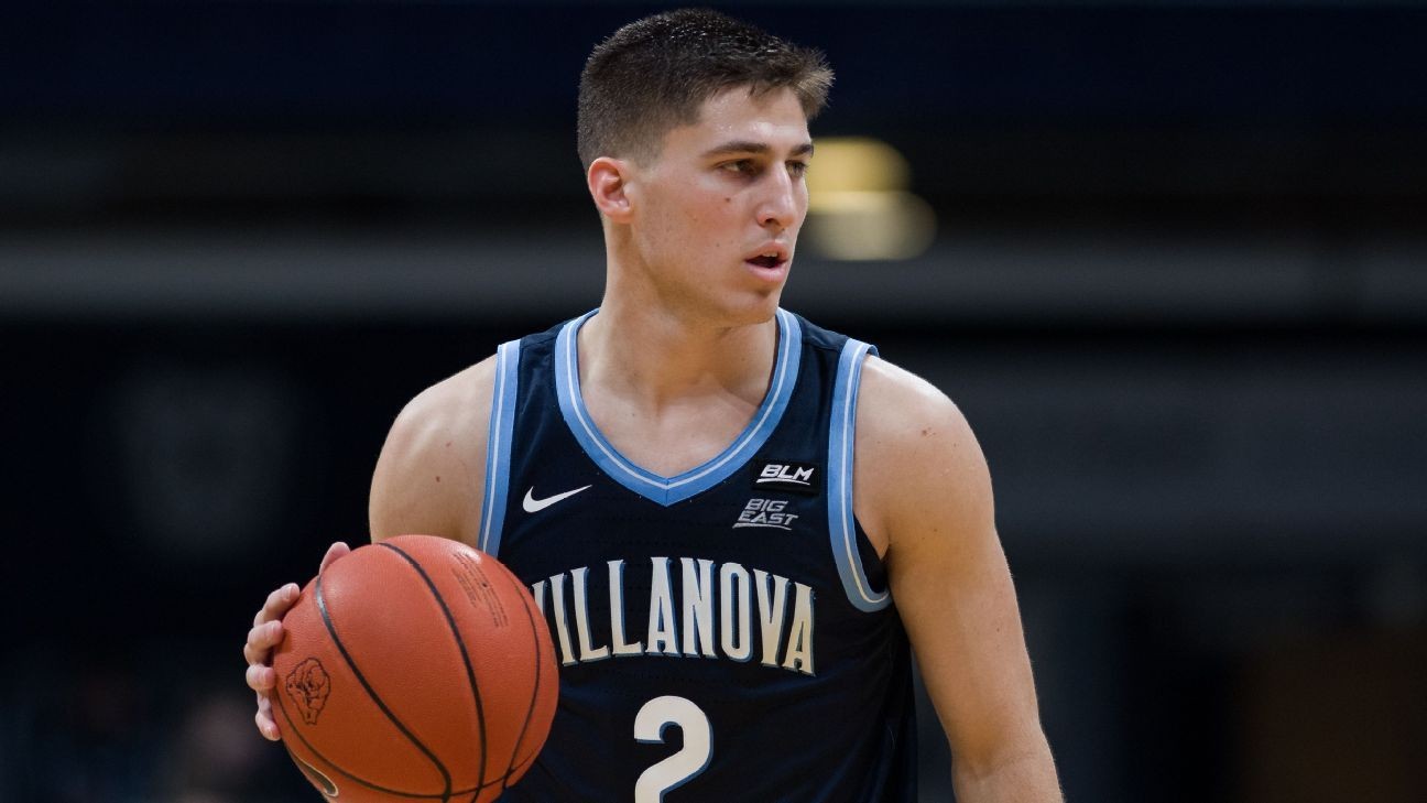 Villanova Wildcats Pg Collin Gillespie Expected To Miss Rest Of Season 