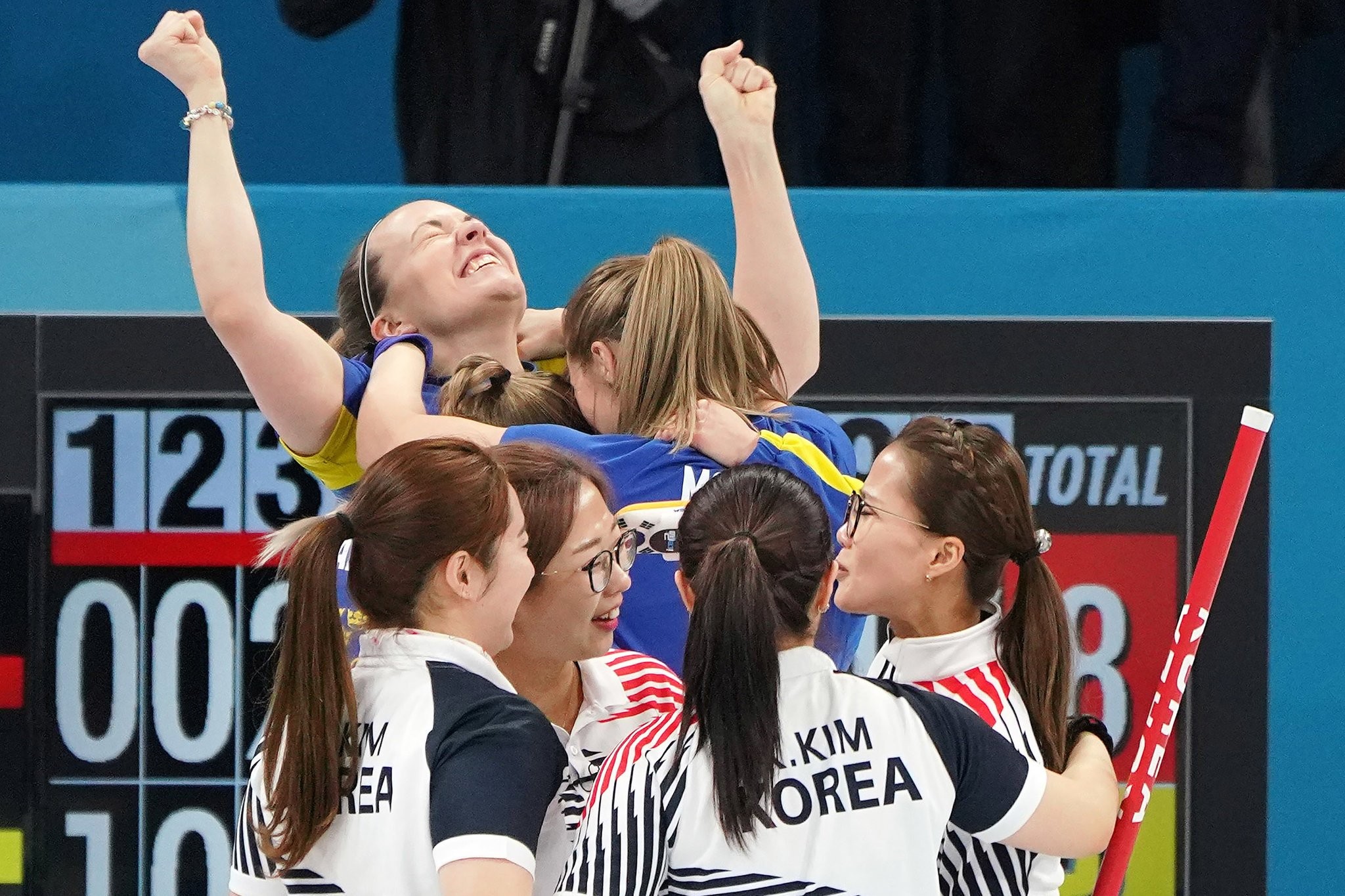 South Koreas ‘garlic Girls Fall To Sweden In Olympic Curling 1350