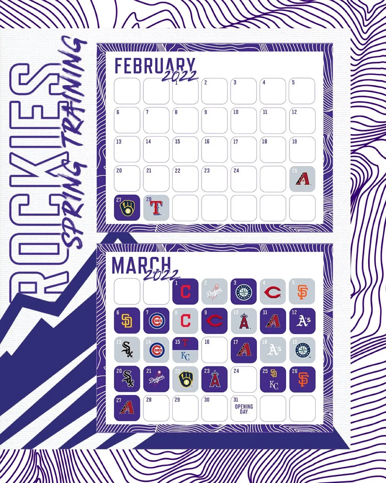 Rockies announce Spring Training 2022 Schedule