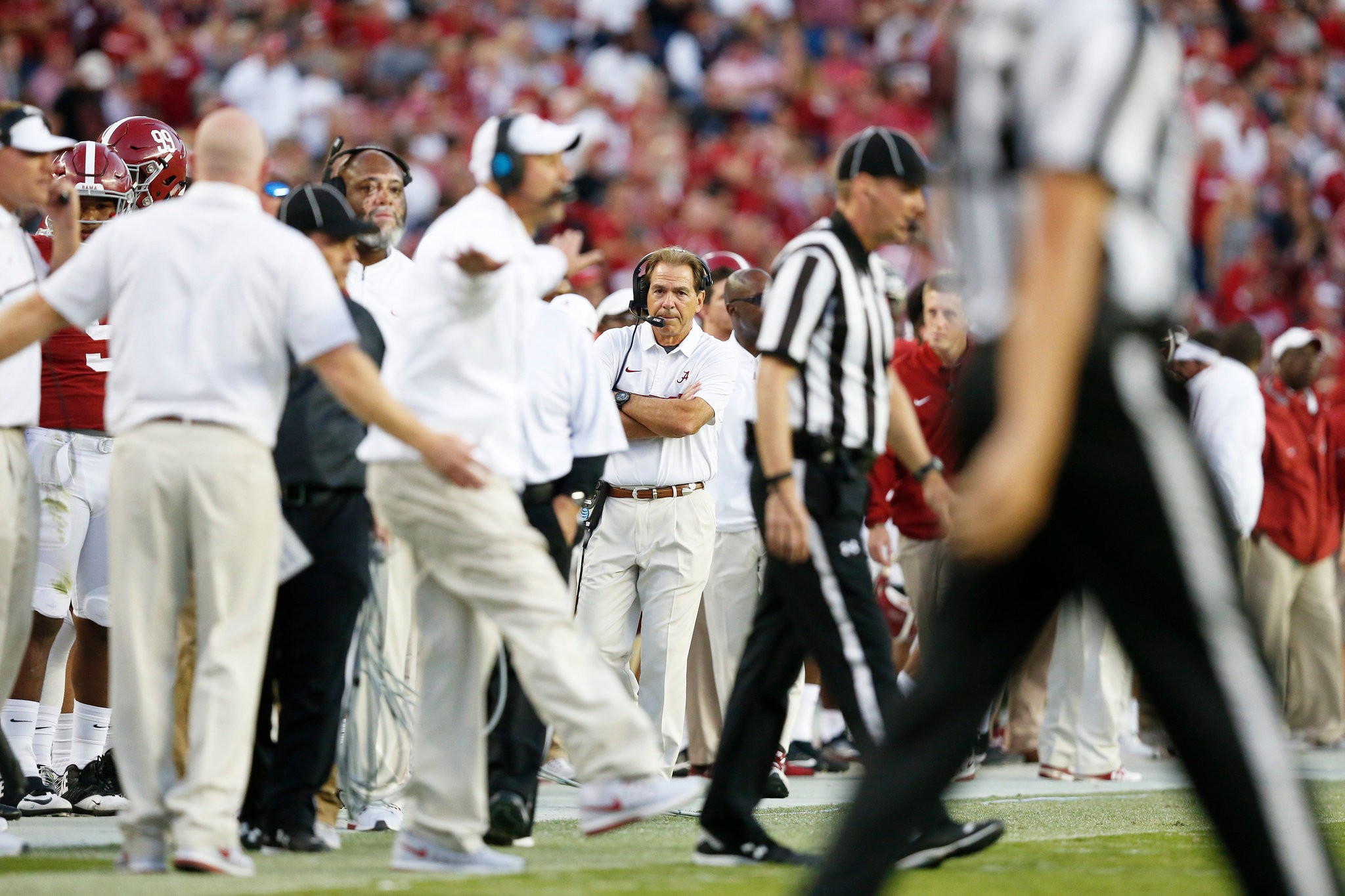 Alabama’s Super-Scout On The Sideline Is Also The Head Coach