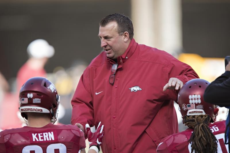 Former Arkansas, Wisconsin HC Bret Bielema Joins Patriots