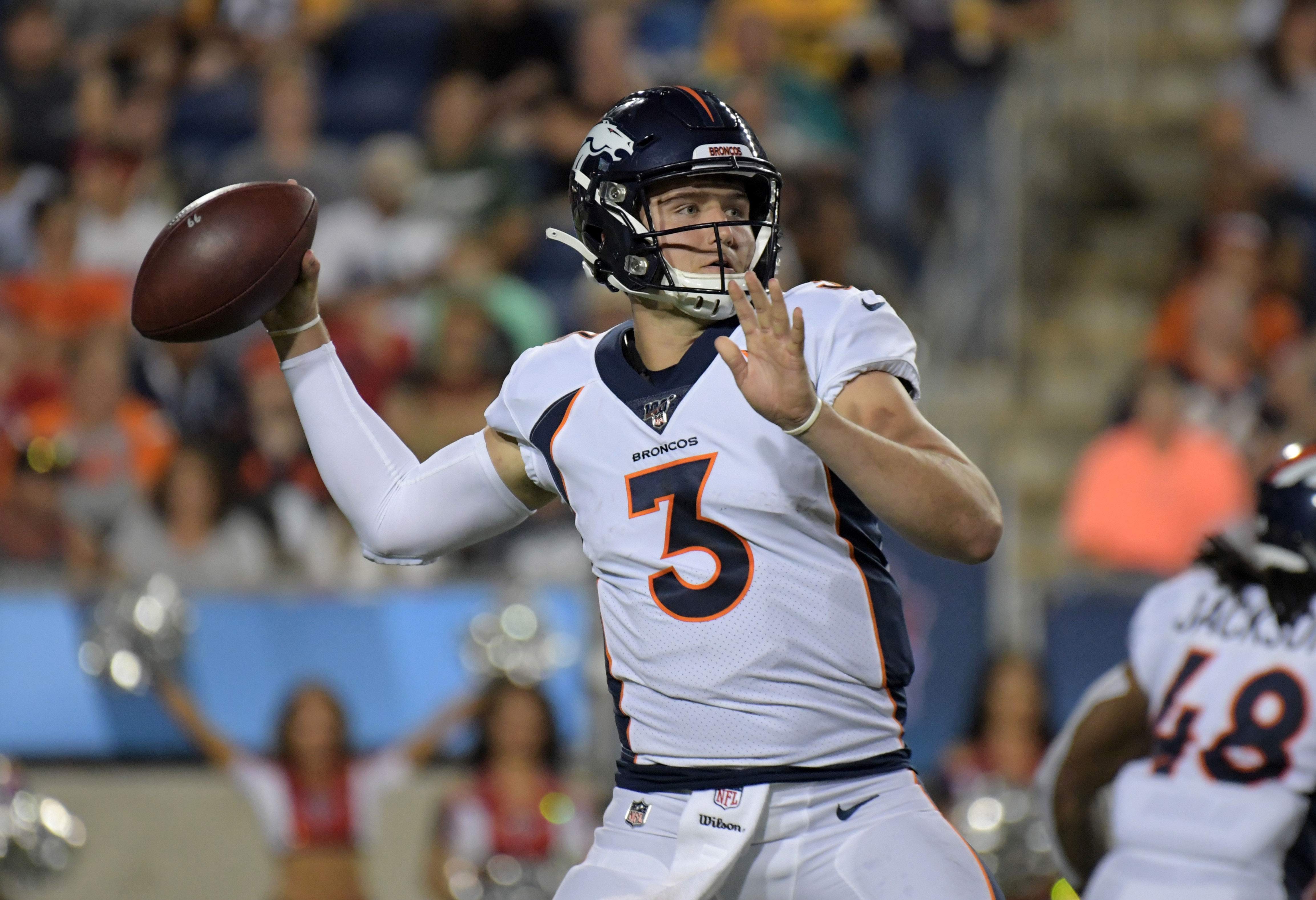 Broncos Rookie QB Drew Lock to Make 1st Career NFL Start