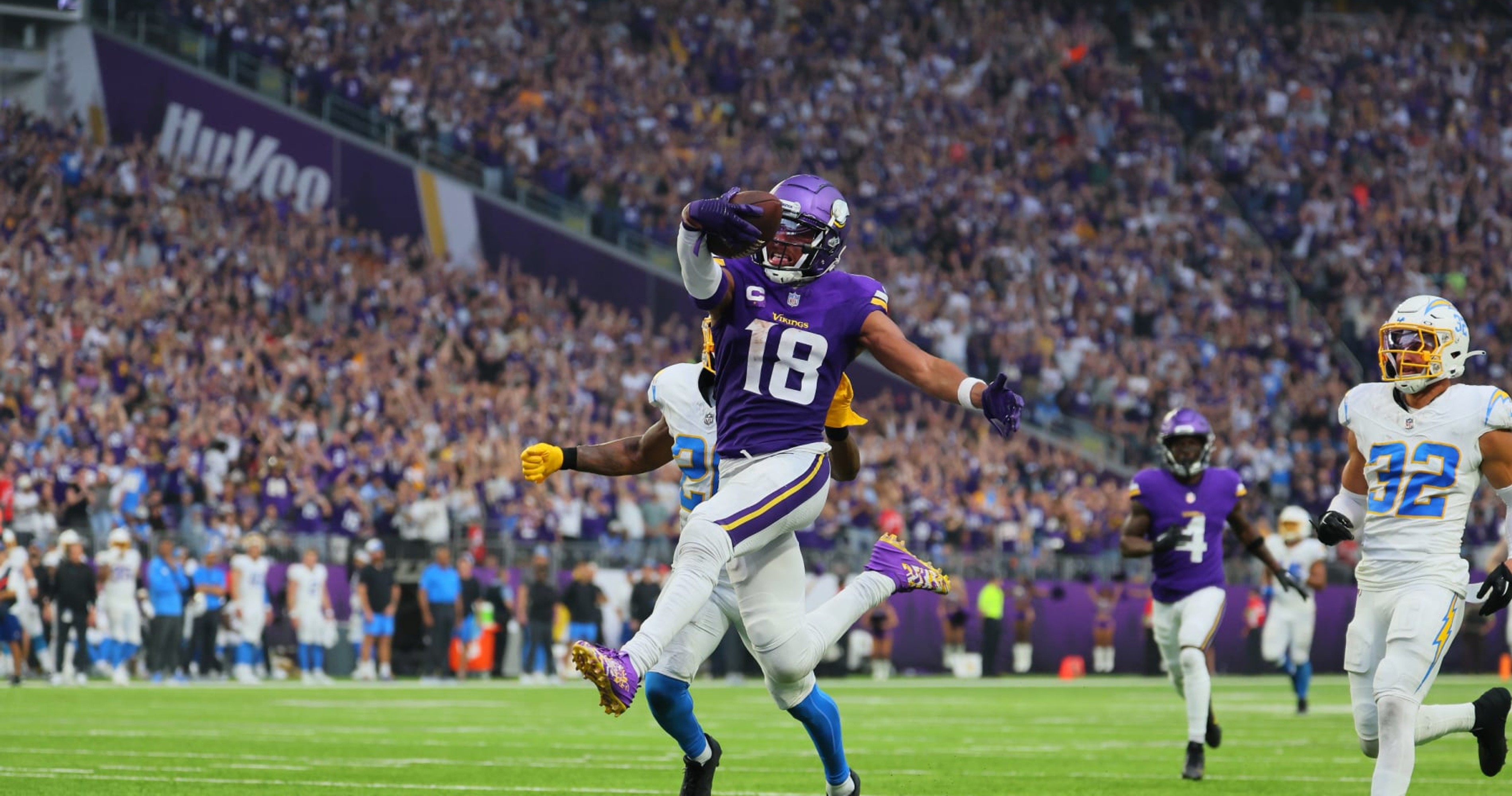 Vikings receiver Justin Jefferson 'tired' of trade talk but team