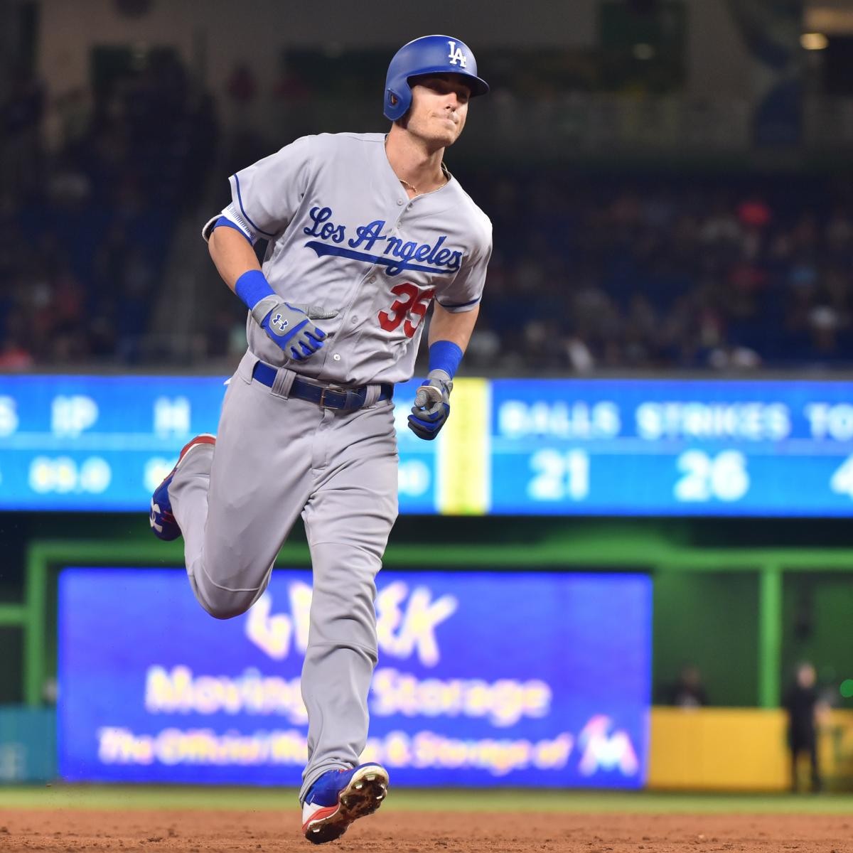 Dodgers' Cody Bellinger Hits for Cycle vs. Miami Marlins
