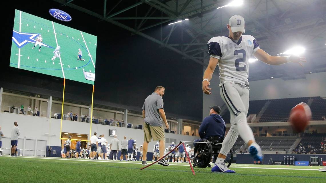 New Cowboys kicker Brett Maher kept head down until dream was realized