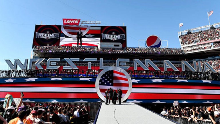 Wrestlemania Sets Attendance Record; 5th-Largest Crowd Ever At