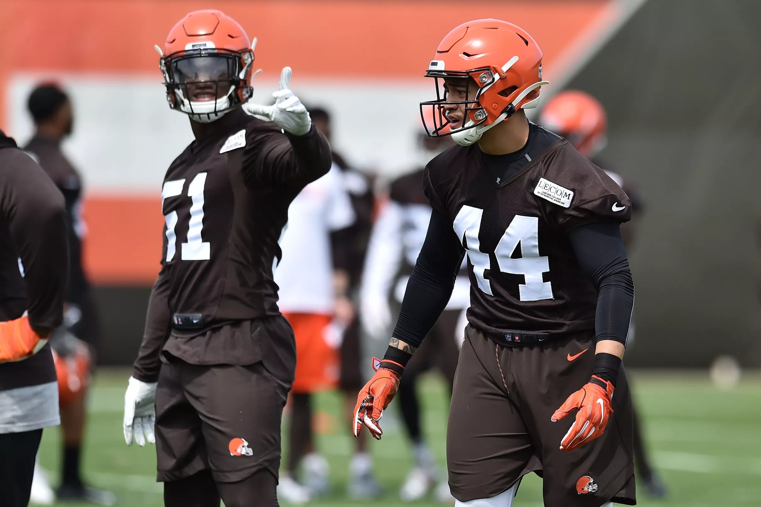 Cleveland Browns Training Camp Recap Day 8 Rookie Linebackers Showing Up
