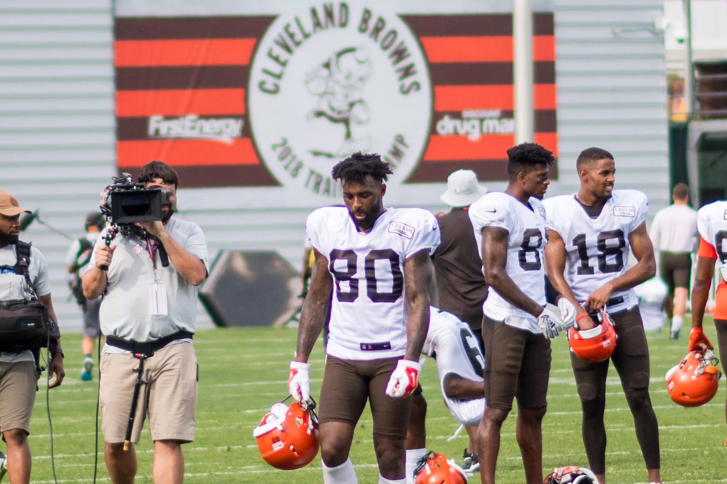 A snapshot of what happened at Browns training camp on Monday.