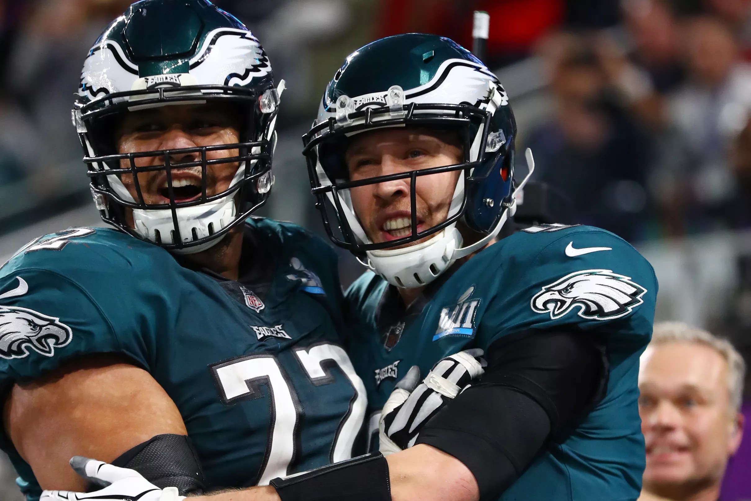 Former Frog Vaitai Helps Lead Eagles To First Ever Super Bowl Victory