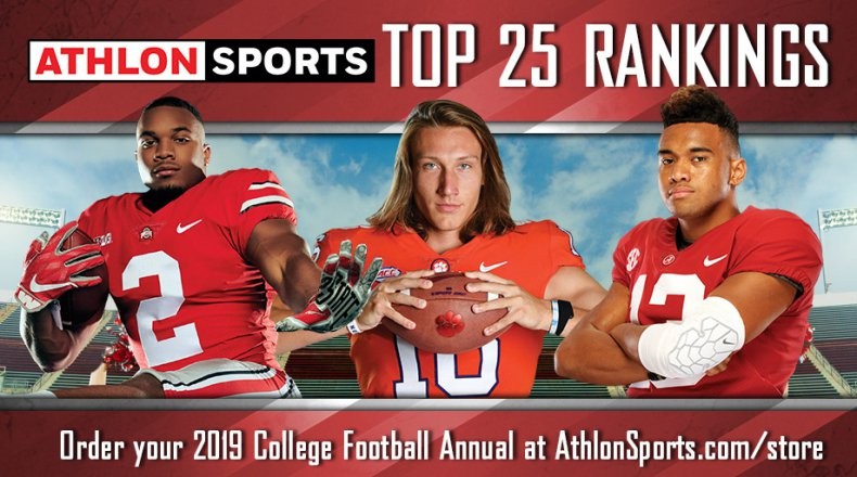 College Football Top 25 Rankings for 2019