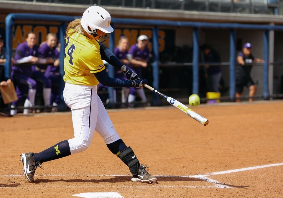 Michigan softball's Tera Blanco throws nohitter, homers vs. Eastern