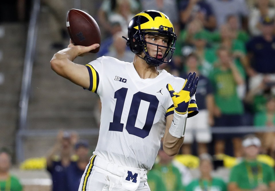 Dylan McCaffrey appears to be Michigan's new backup QB