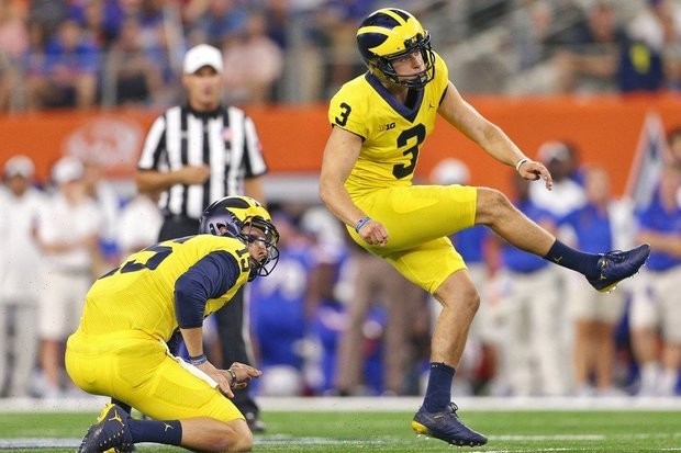 Michigan kicker Quinn Nordin named Big Ten co-special teams player of week