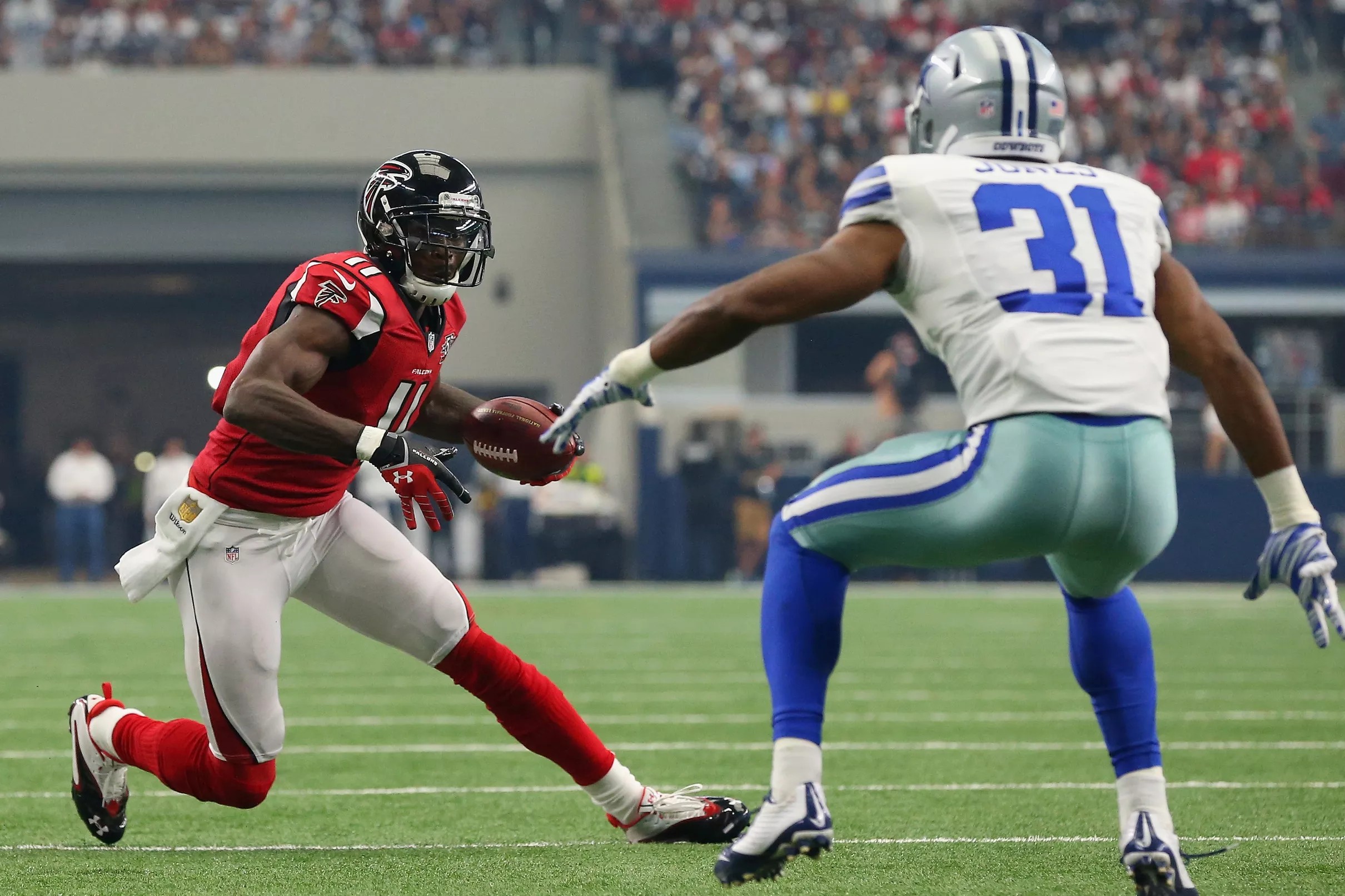 Cowboys vs. Falcons Keeping up with the Joneses who wins between