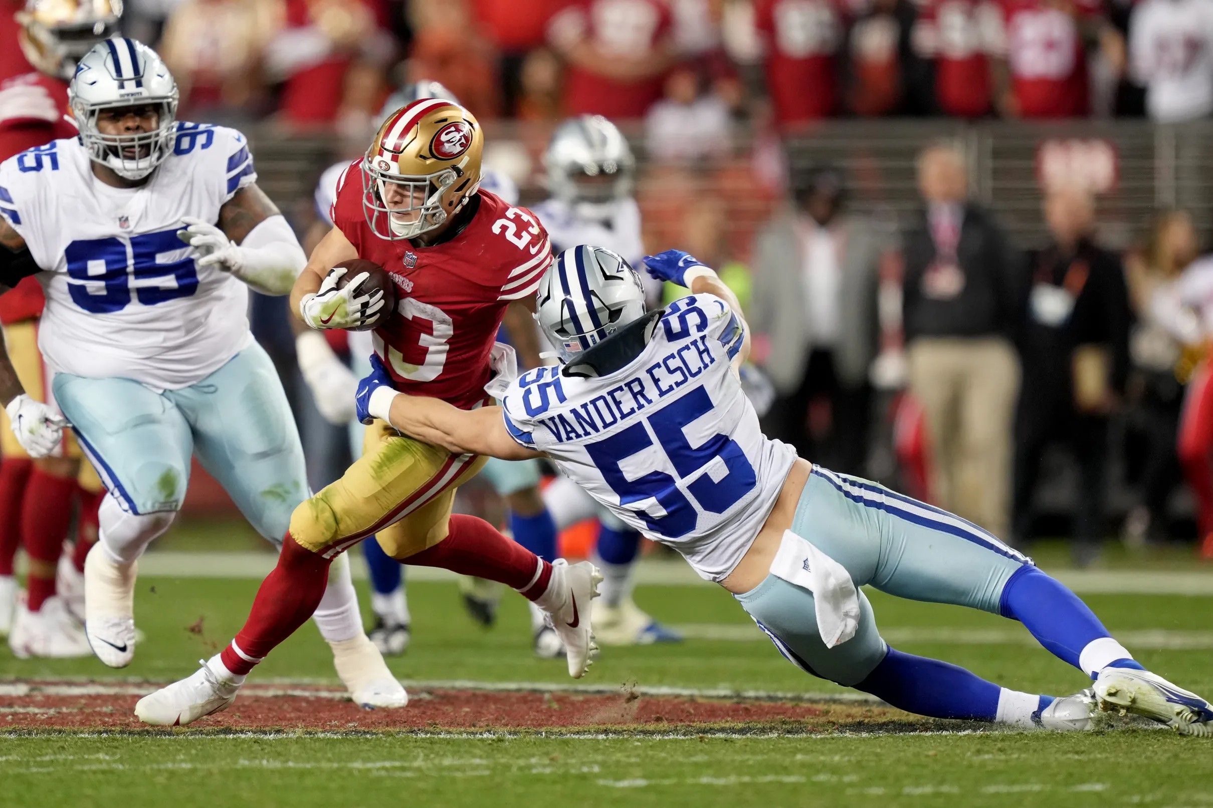 The Dallas Cowboys head San Francisco 49ers with health issues