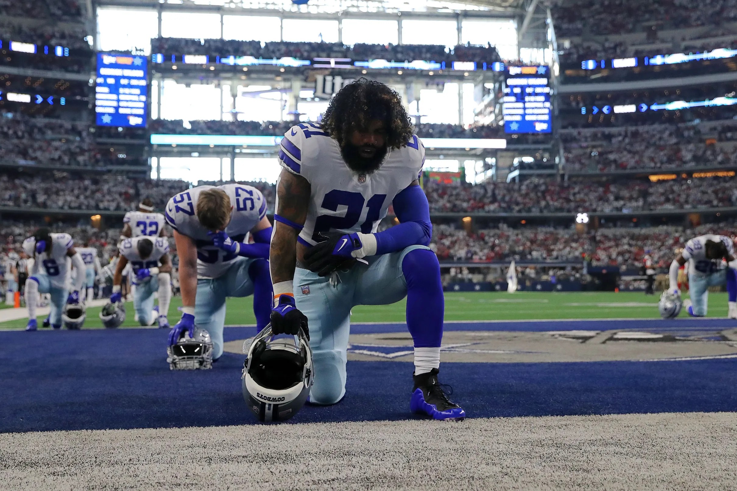 Ezekiel Elliott's Future Destinations Unveiled: Where Could The NFL Star Land Next? Cowboys news: Ezekiel Elliott talks about his tough 2021 and the future