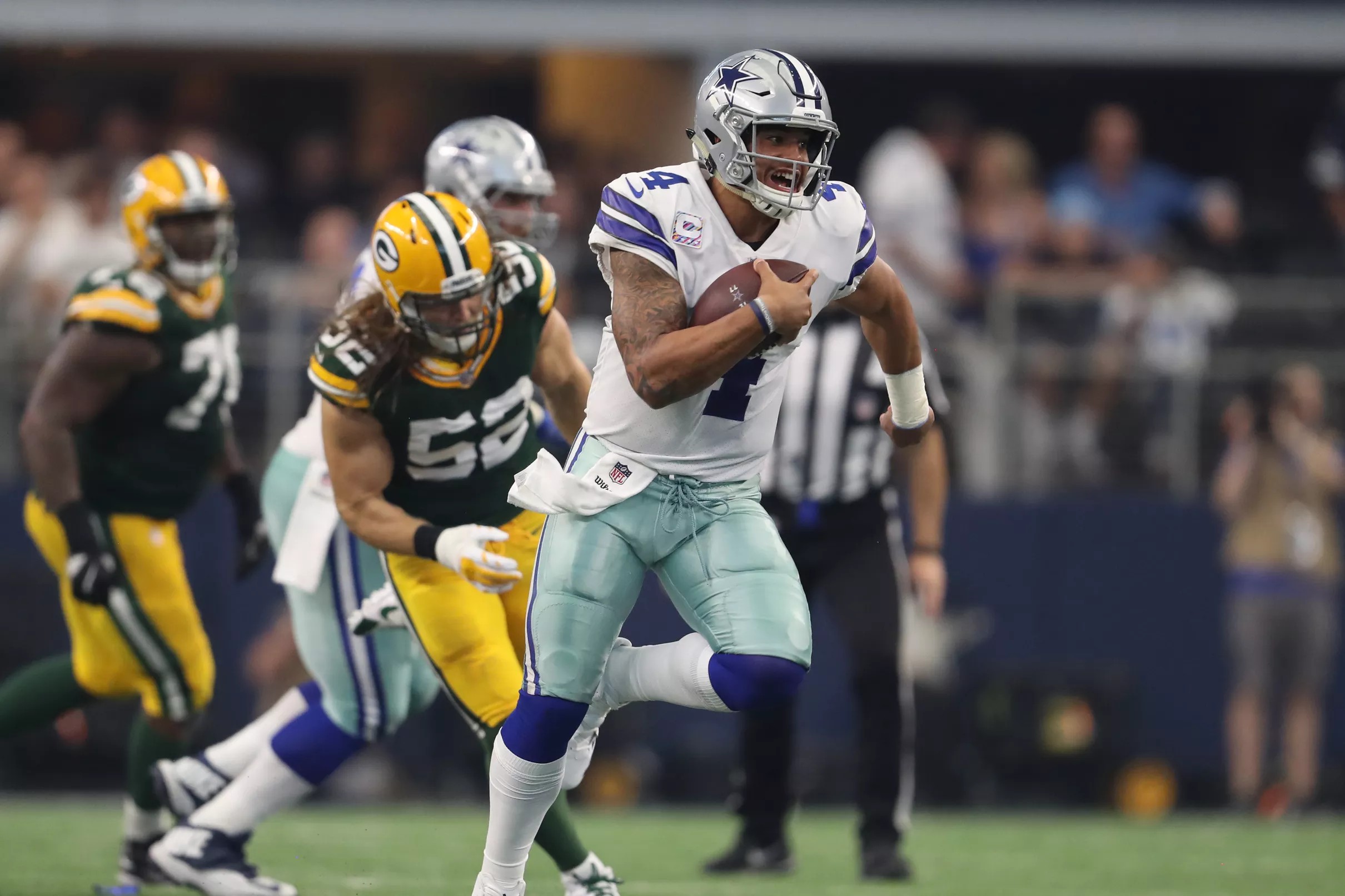 A Dallas loss to Green Bay, by the numbers