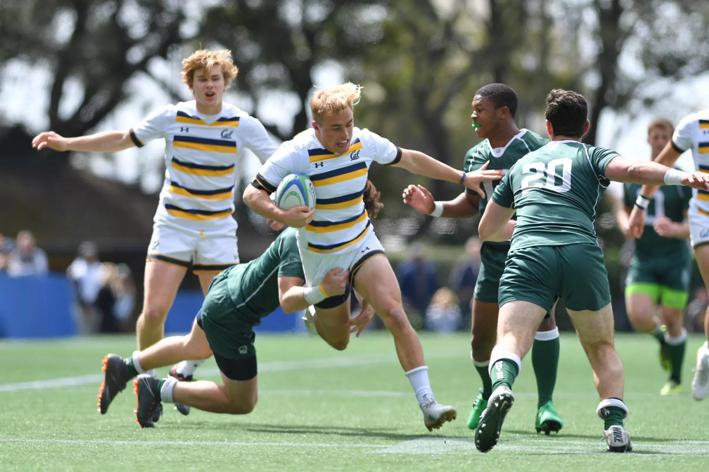 Cal Rugby in USA Rugby College 7s national championship knockout round