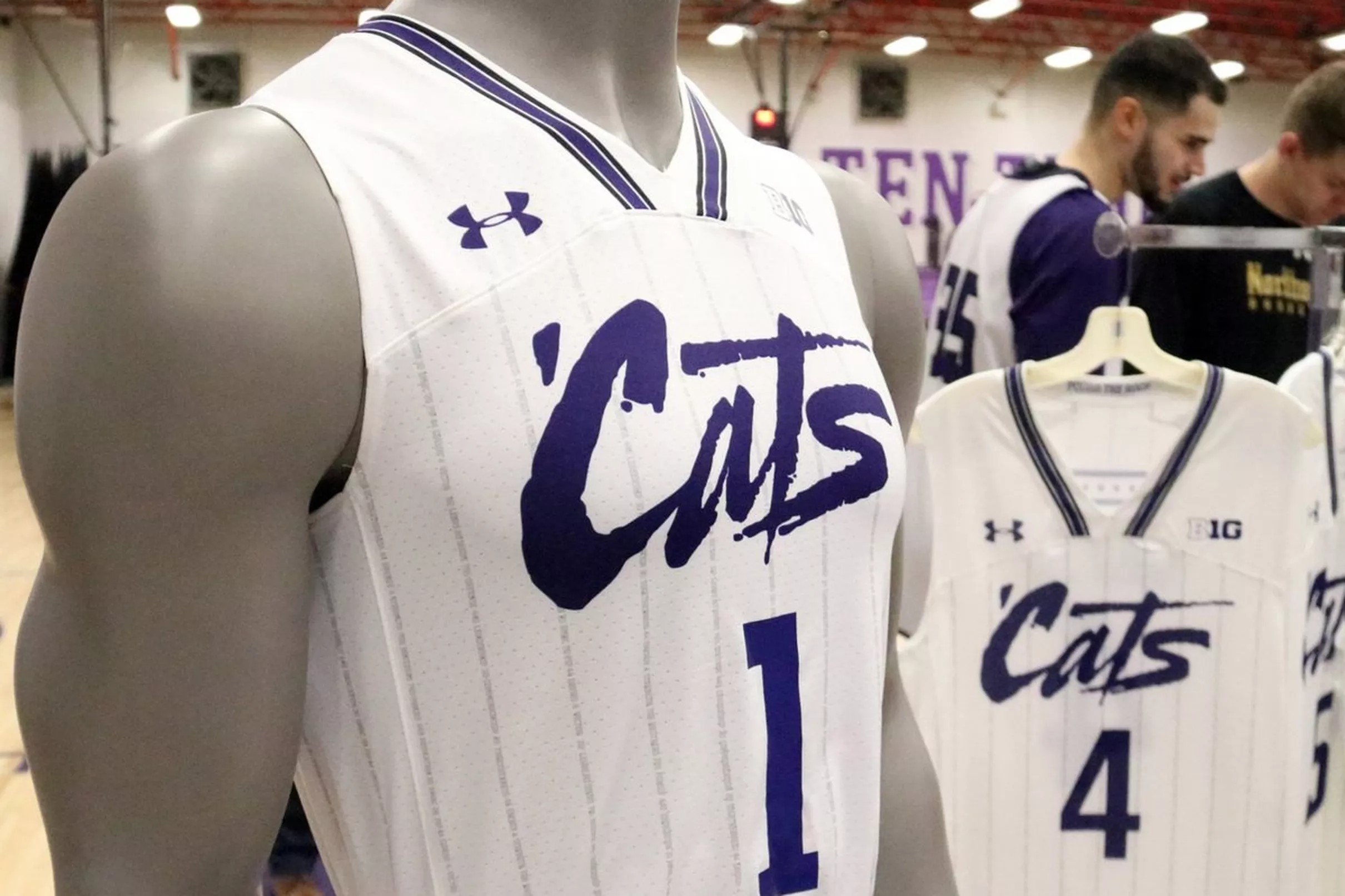 Northwestern basketball will wear new uniforms designed by its seniors
