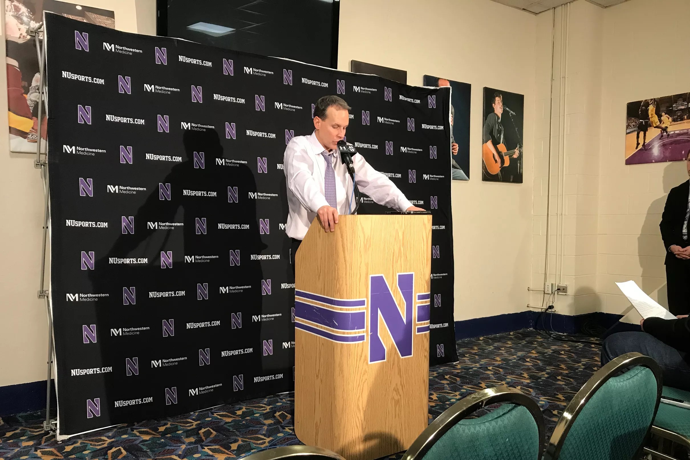 NorthwesternNebraska press conference notes