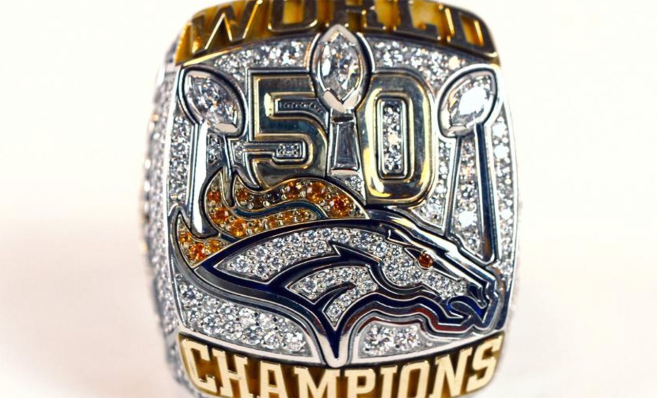 1997 Denver Broncos Super Bowl Ring Terrel Davis