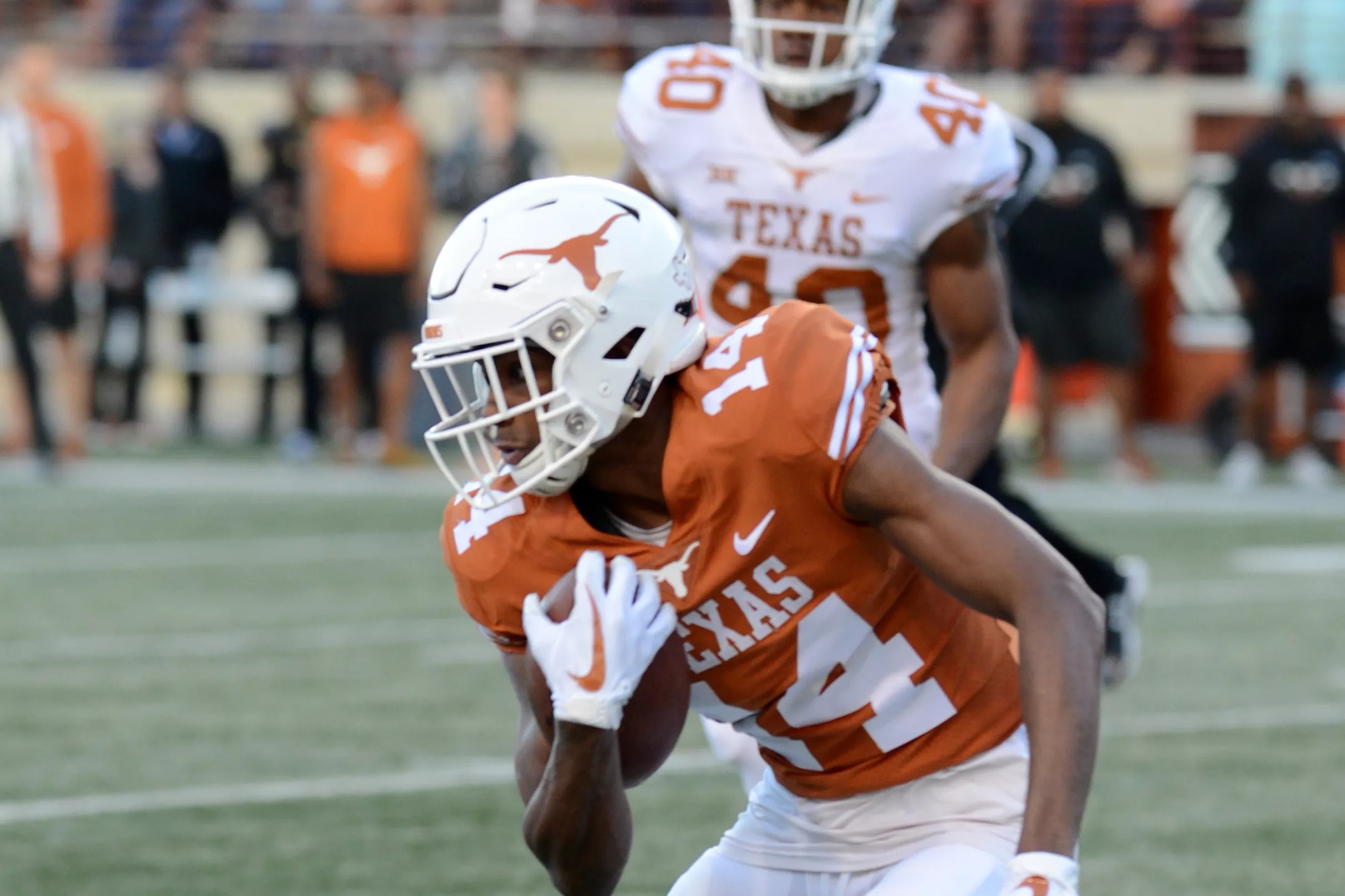 Texas WR Joshua Moore facing a misdemeanor weapons charge