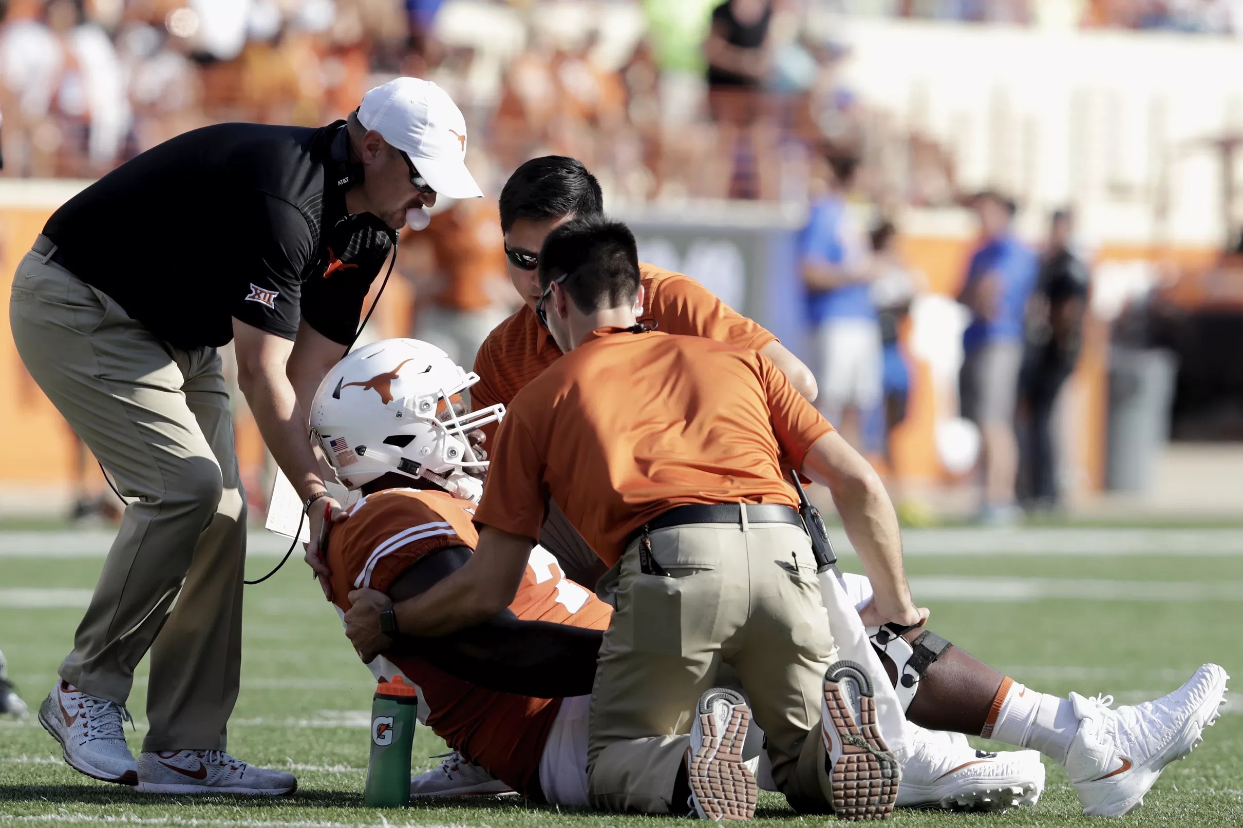 Longhorn Guard Patrick Hudson’s season is over