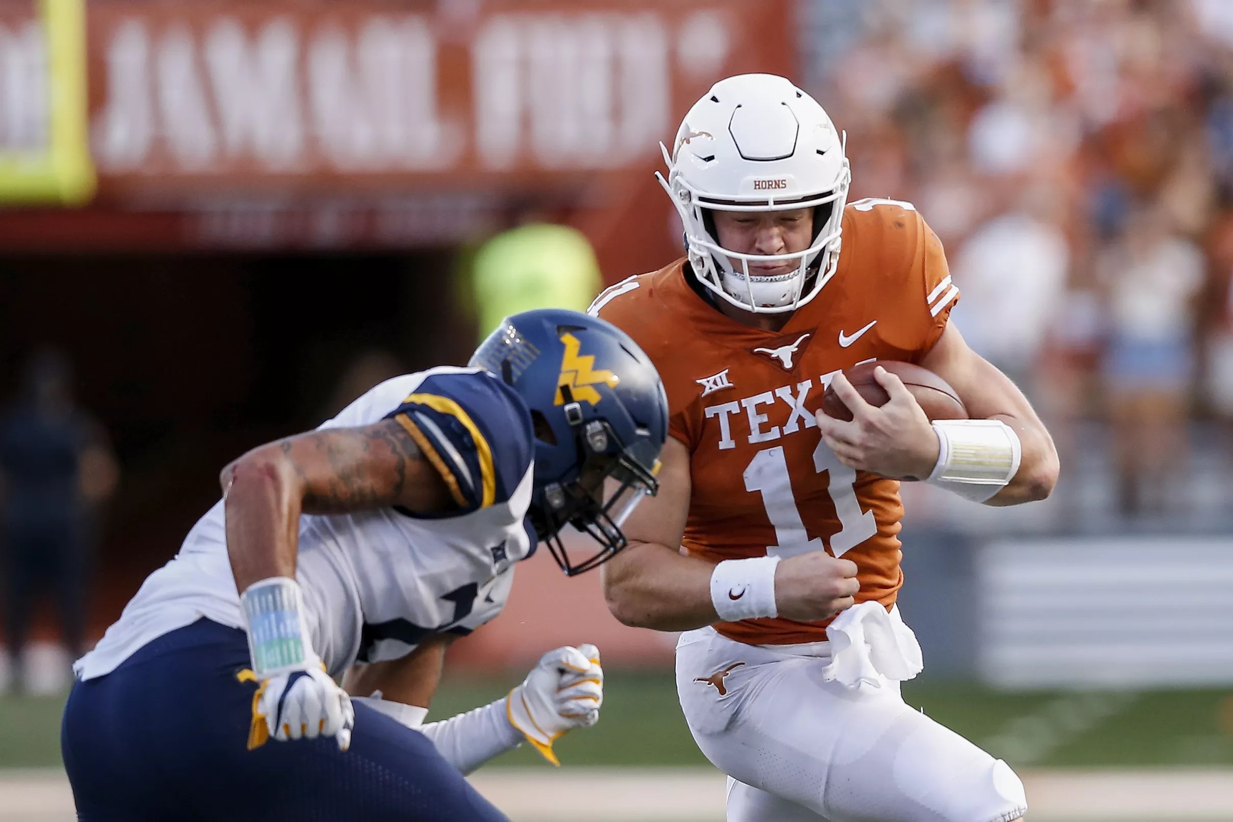 Texas @ West Virginia Game Time 2:30pm CST, October 5th
