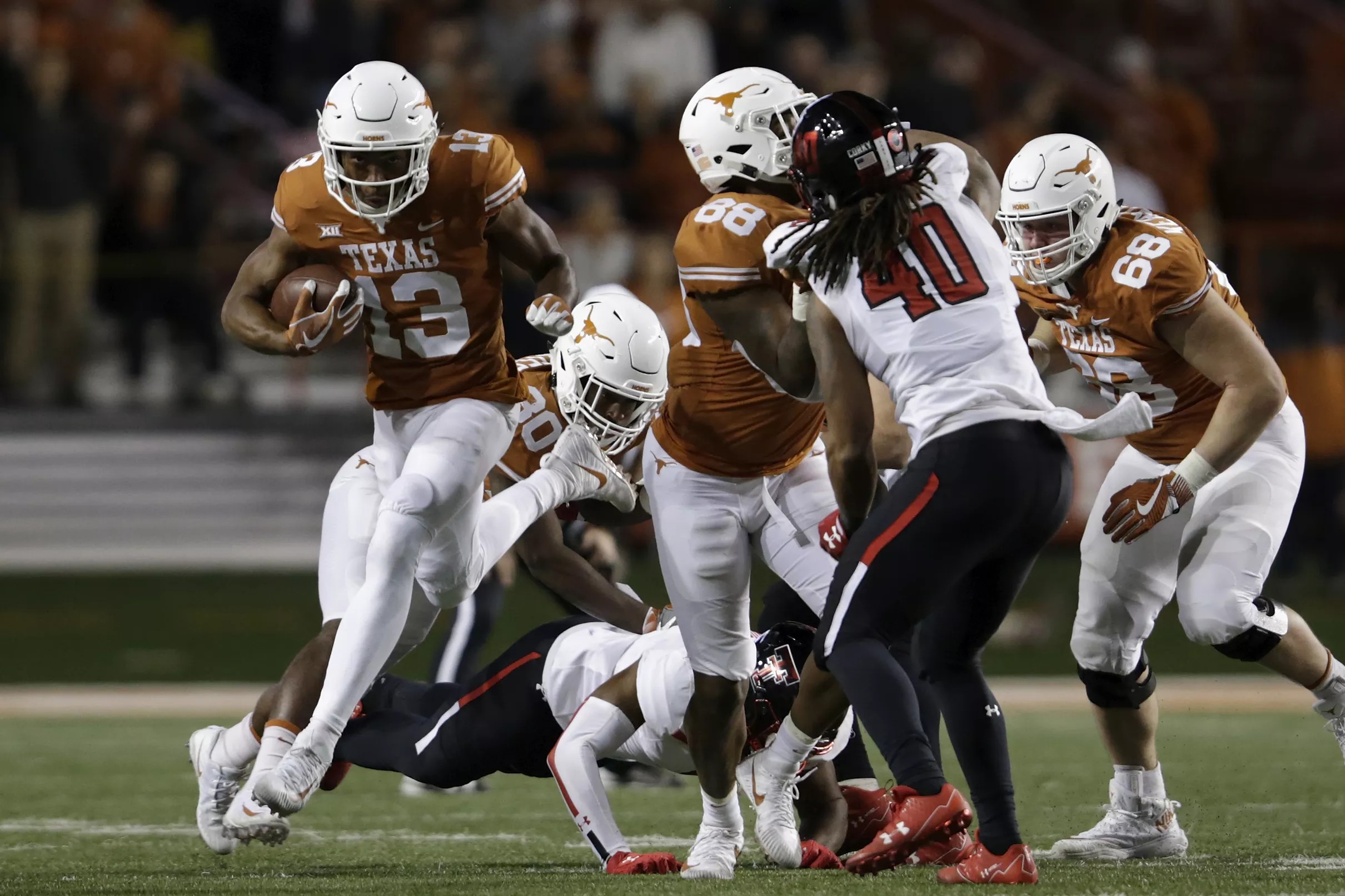 Likely Texas Bowl Game Starters Texas Offense