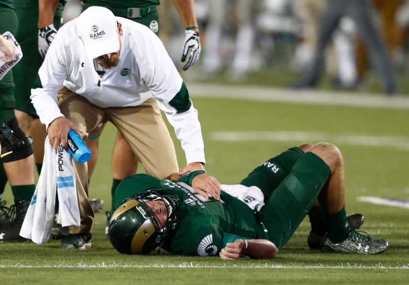 Freak injuries for college football players can be