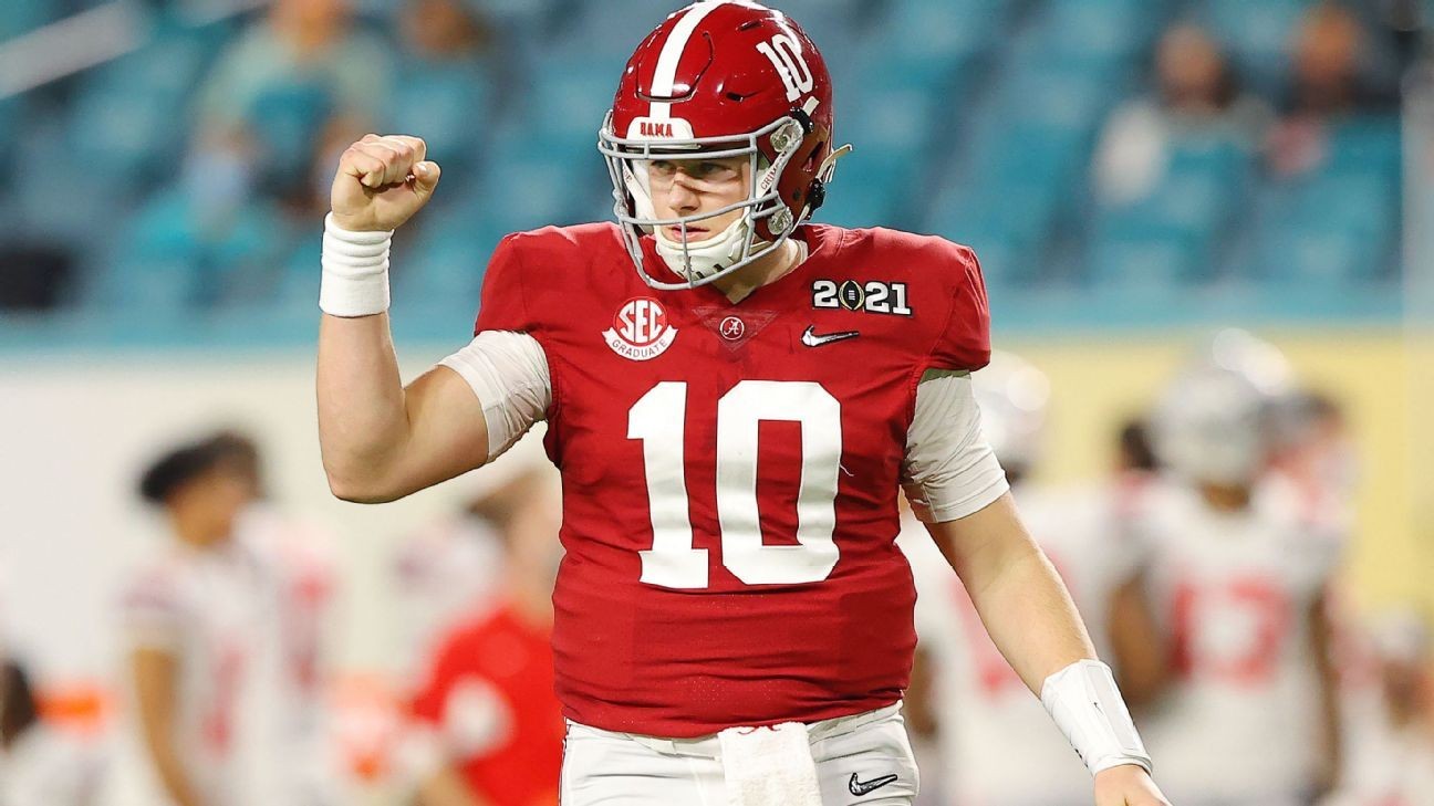 Alabama QB Mac Jones This Crimson Tide team best to ever play