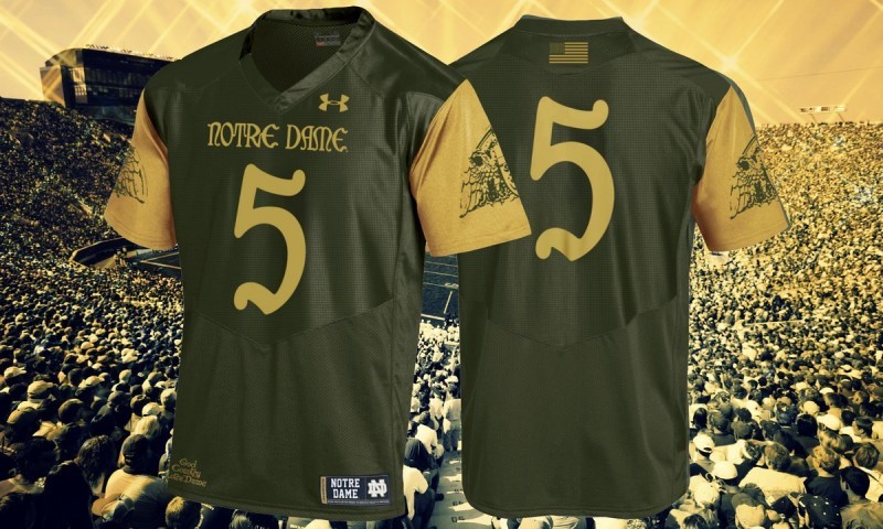 Notre Dame Fighting Irish jerseys for Shamrock Series game vs. Purdue  Boilermakers unveiled by Under Armour - ESPN