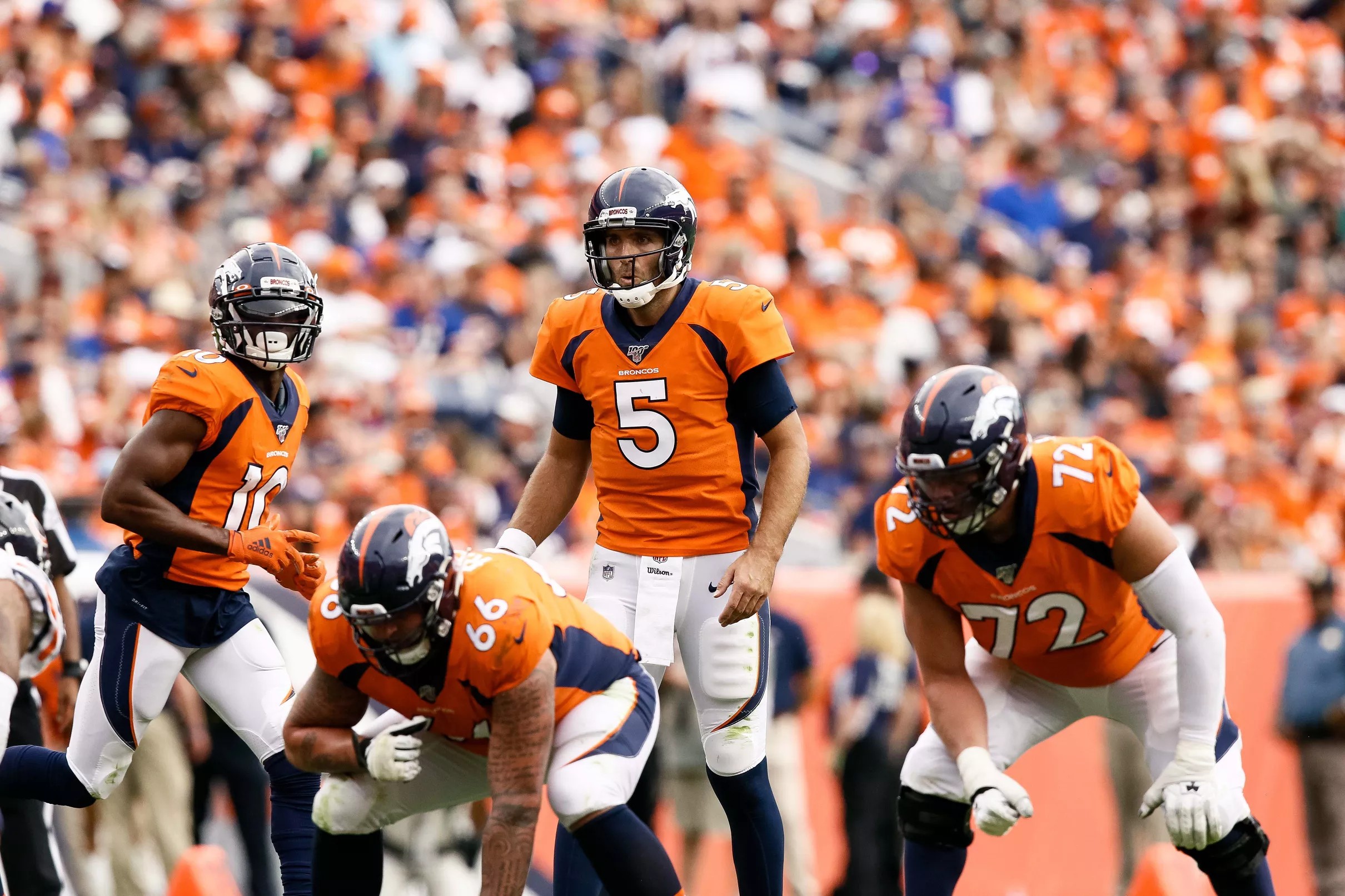 Broncos ranked worst offensive line in the NFL
