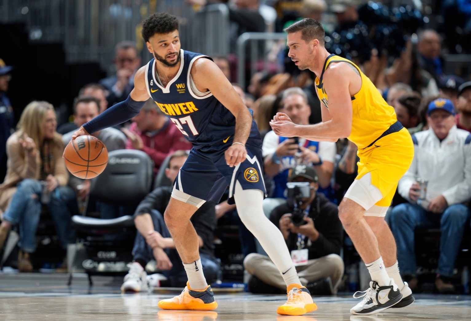 Nuggets, without Nikola Jokic, rout Pacers behind Jamal Murray’s first