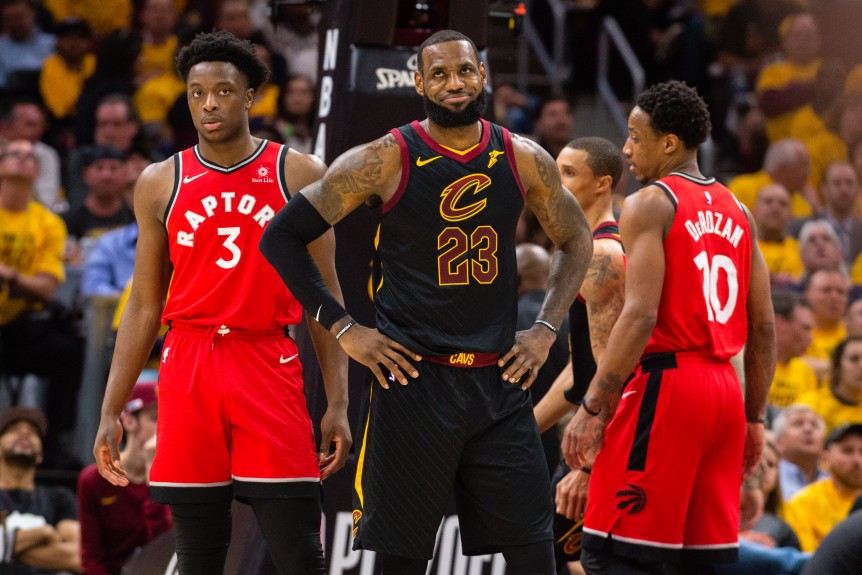 Lebron James Cleveland Cavaliers Sweep Toronto Raptors Advance To Conference Finals