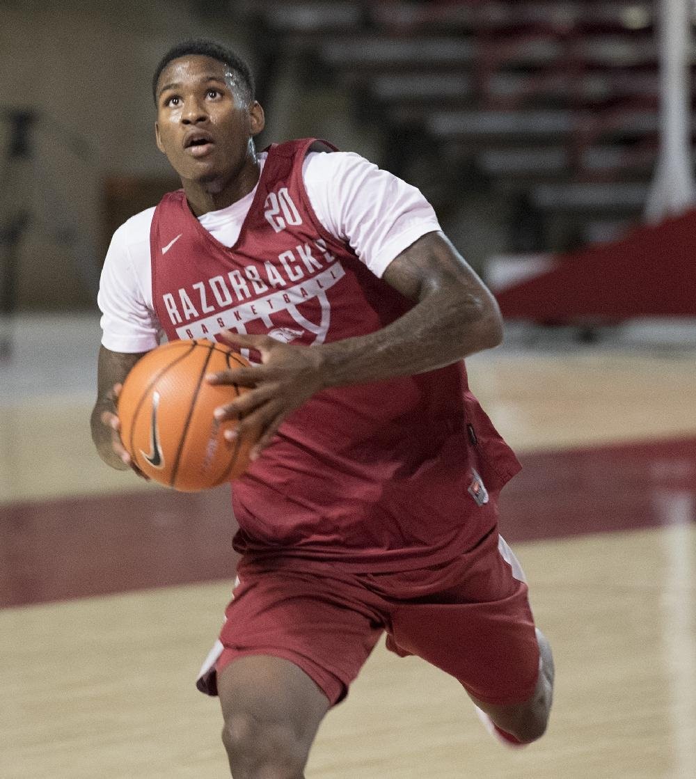 IN PHOTOS Arkansas basketball media day and practice