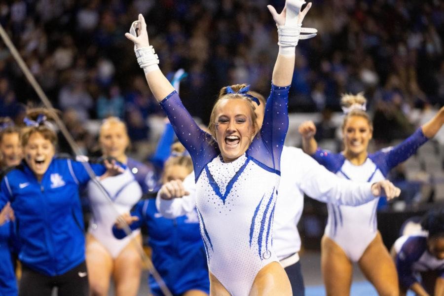 Kentucky gymnastics opens the 2023 season with a second place finish in