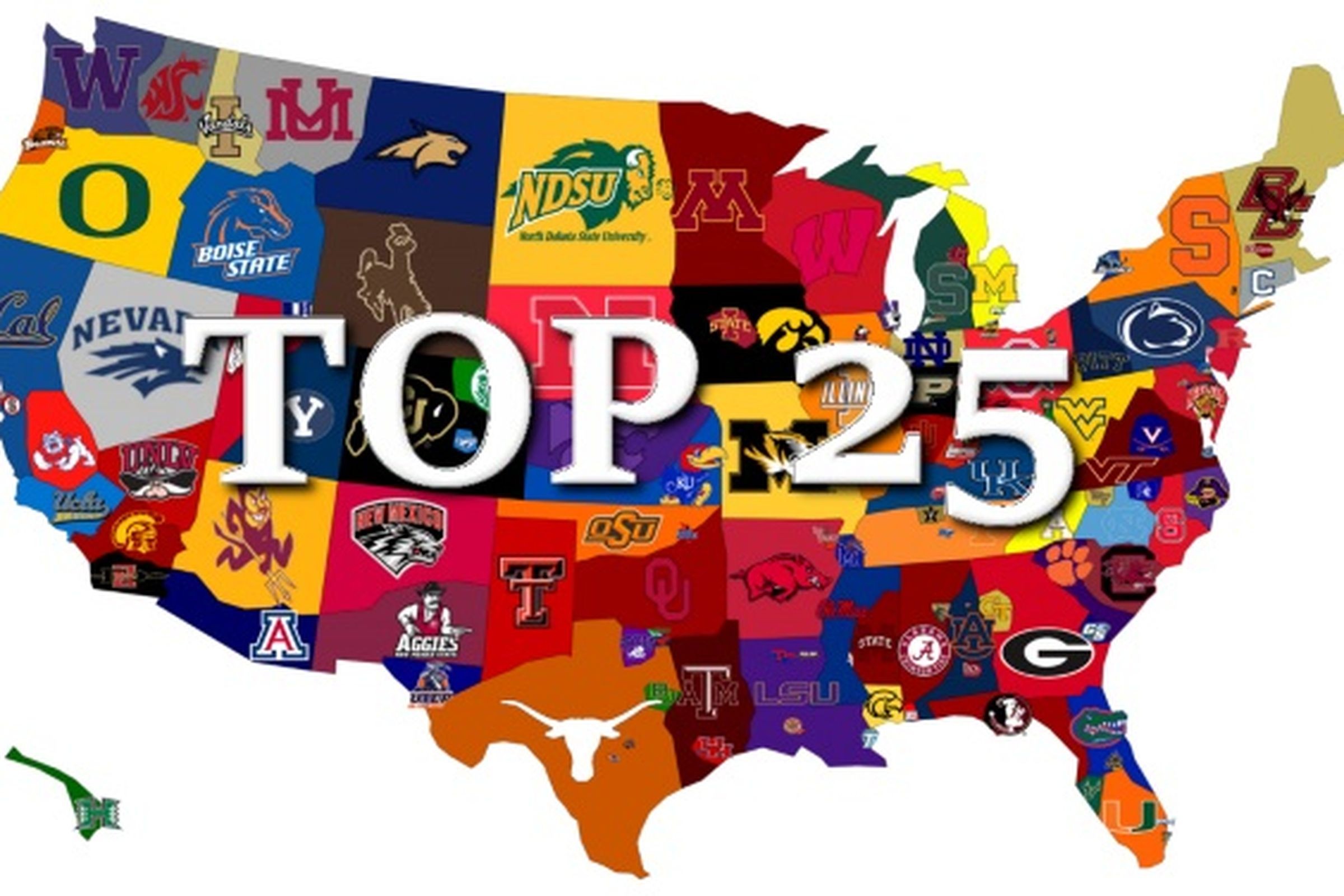 College Football Top 25 AP Poll and ESPN Power Rankings Updated