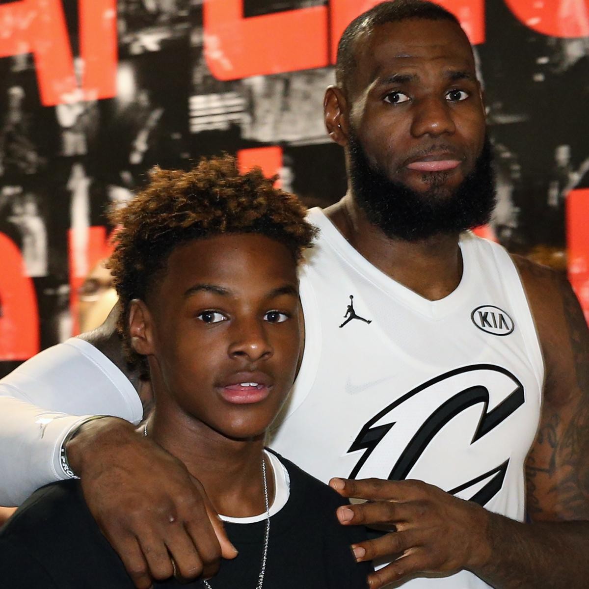 LeBron James hints he wants his son to play for Coach K