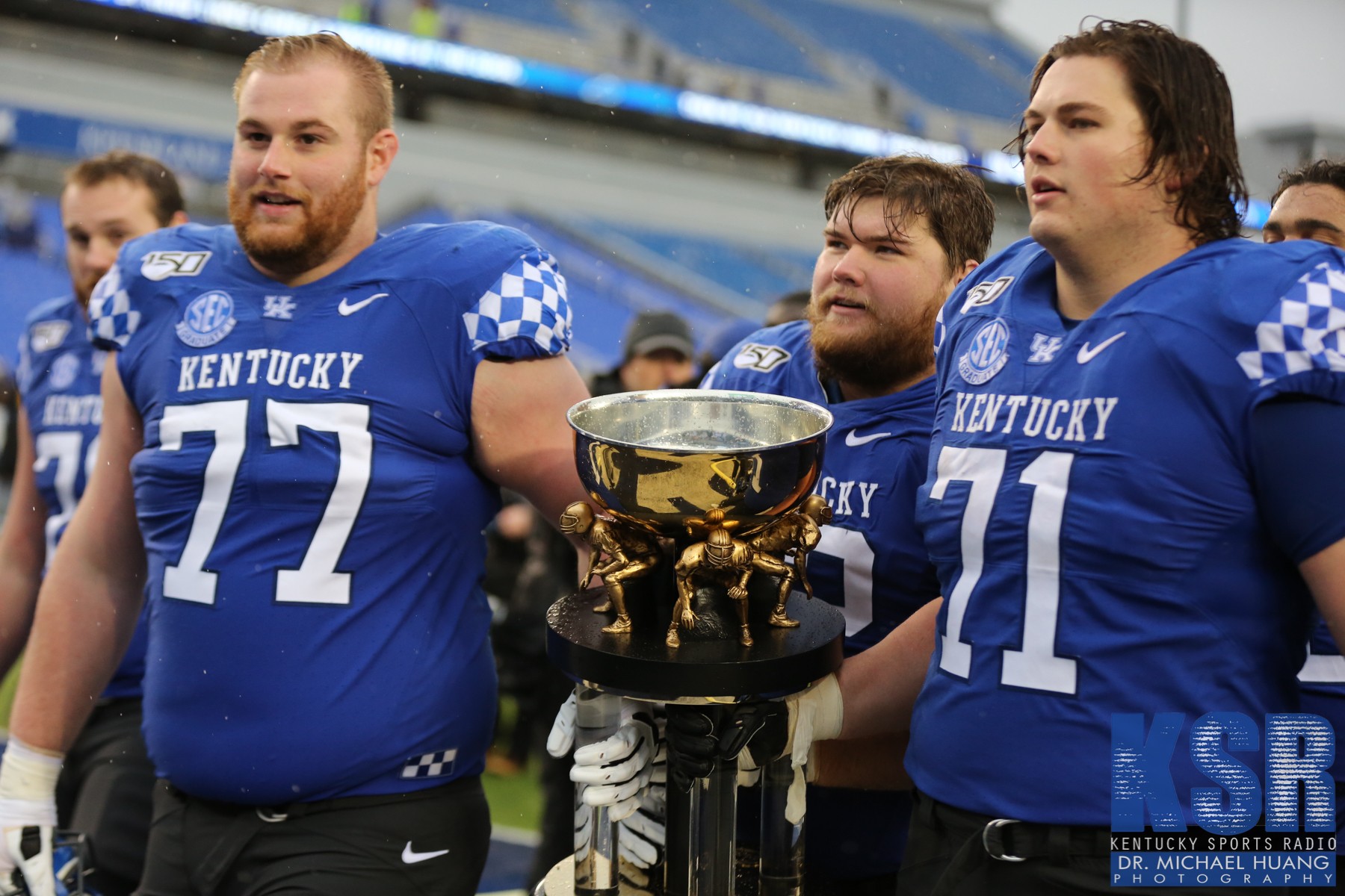 The recognition Kentucky’s offensive line deserves