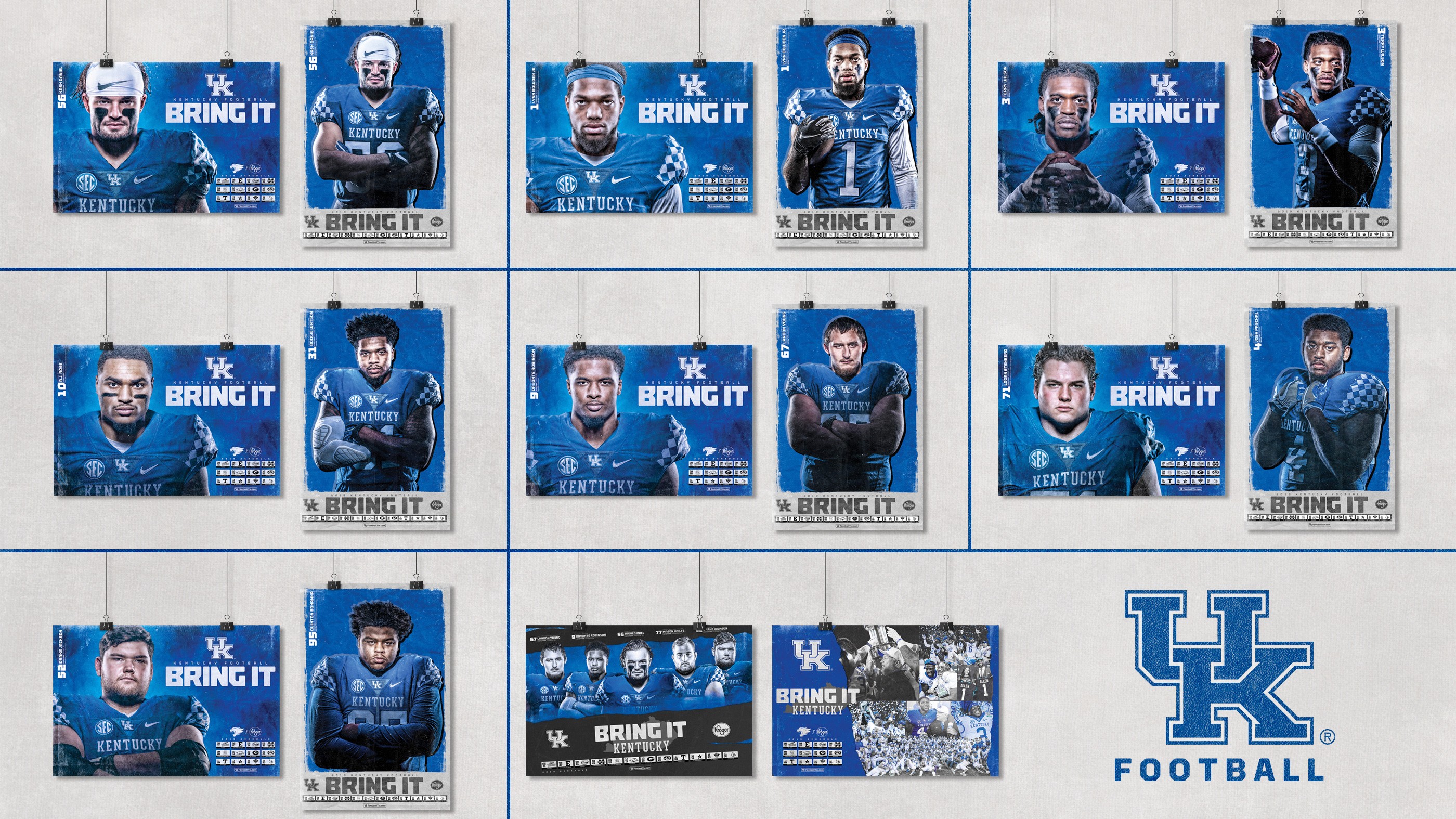 LOOK Kentucky Football unveils 2019 schedule posters