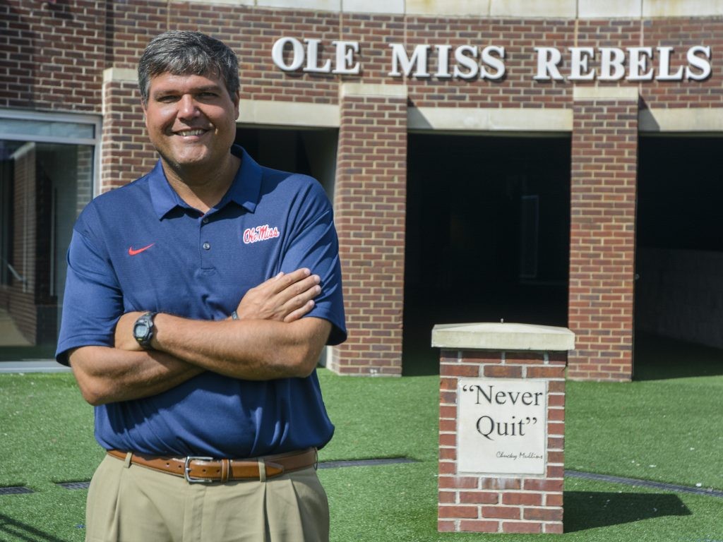 Head coach Matt Luke keeping Rebels focused, ready for Saturday night