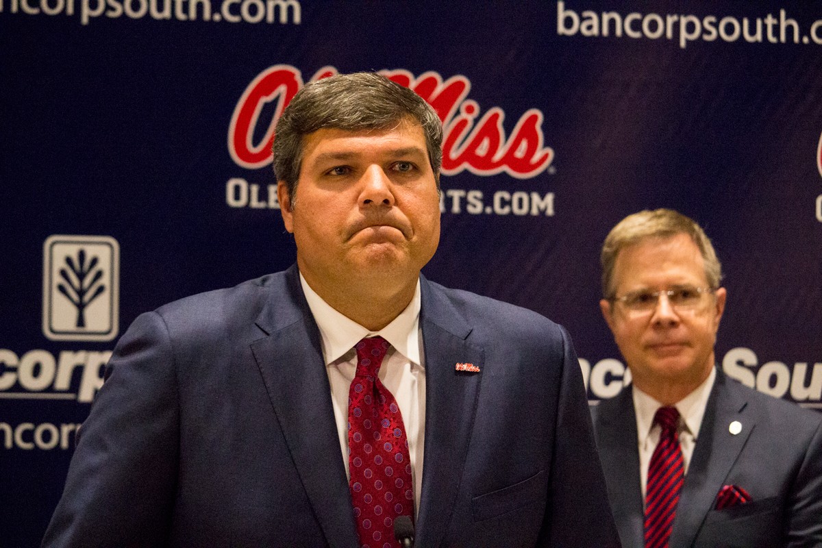 Matt Luke introduced as head coach of Ole Miss football in press