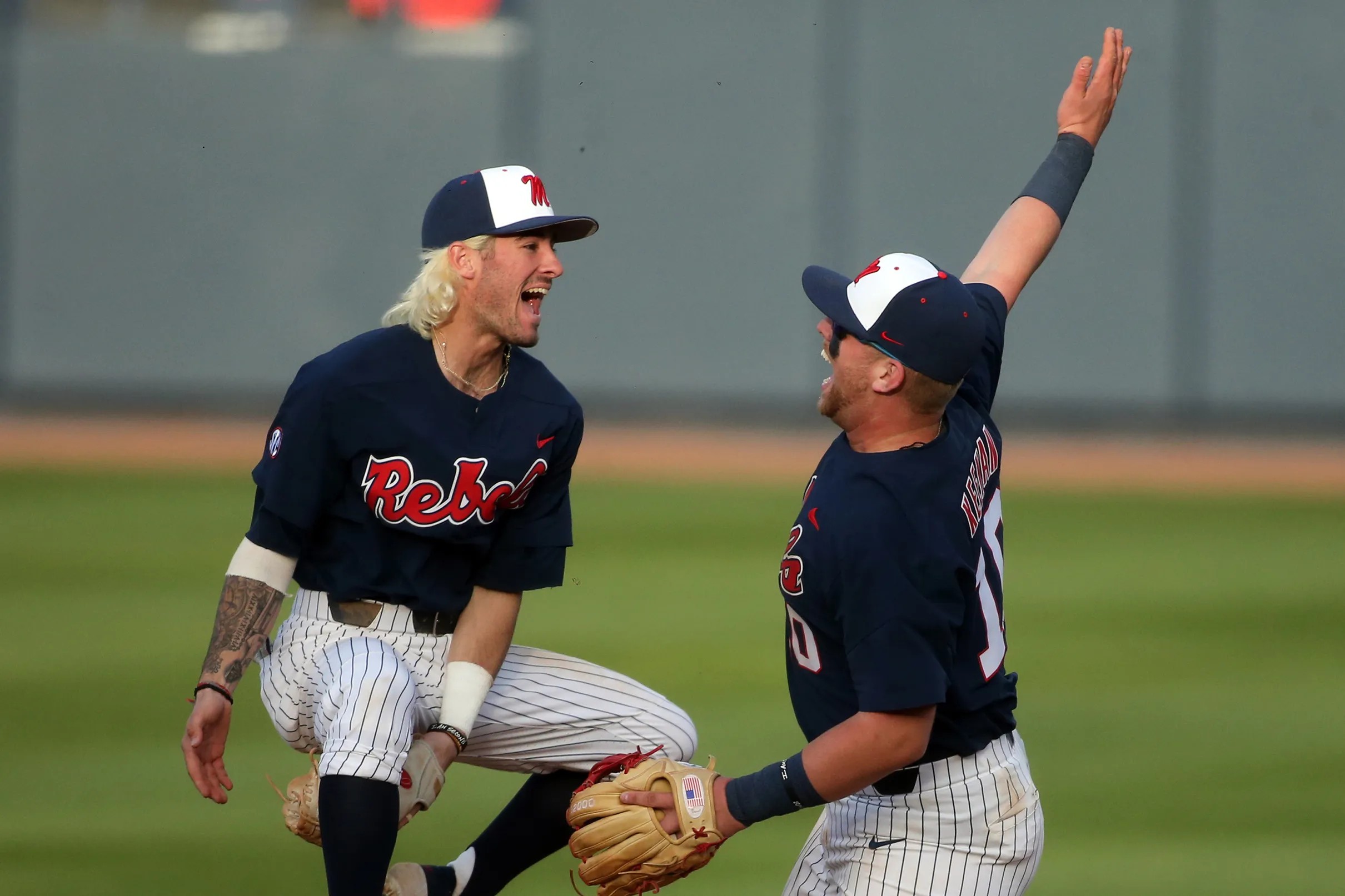 A tradition to dye for: Ole Miss baseball shortstops elevate their game  with blonde locks - Red Cup Rebellion